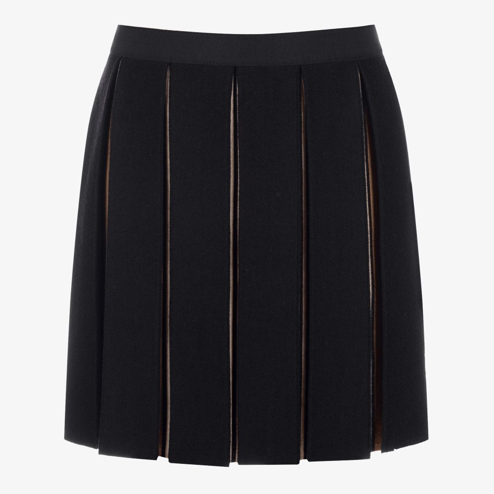 Burberry blue pleated skirt hot sale
