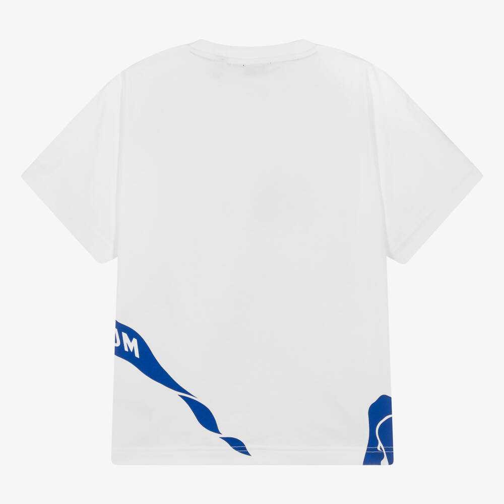 Burberry-Teen Girls Cobalt Equestrian Tee | Childrensalon Outlet