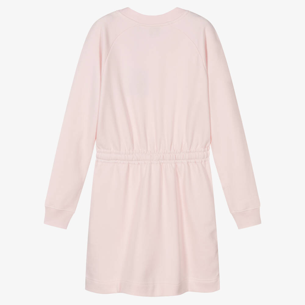 Burberry-Teen Girls Pale Pink Jersey Dress | Childrensalon Outlet