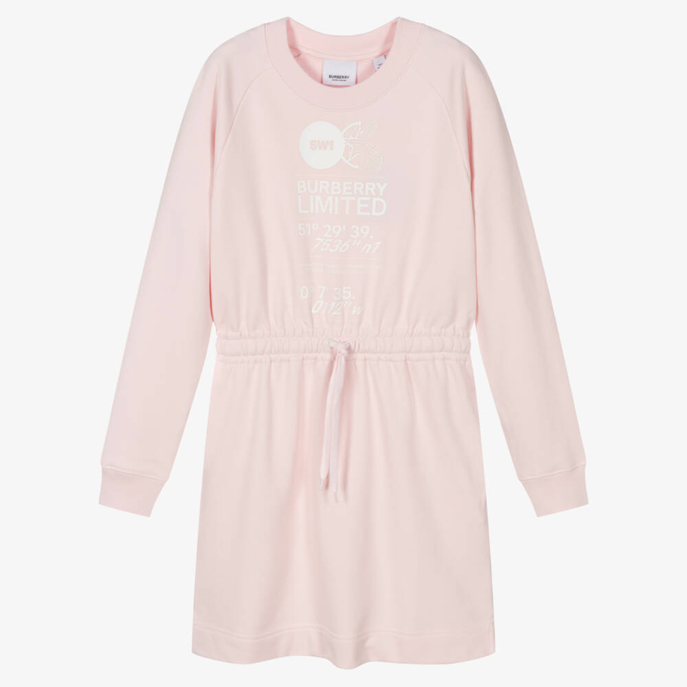 Burberry-Розовое платье для девочек-подростков | Childrensalon Outlet