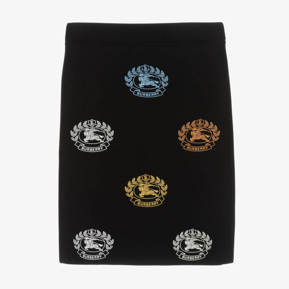 Burberry-تنورة صوفية بتصميم الفارس للبنات المراهقات | Childrensalon Outlet