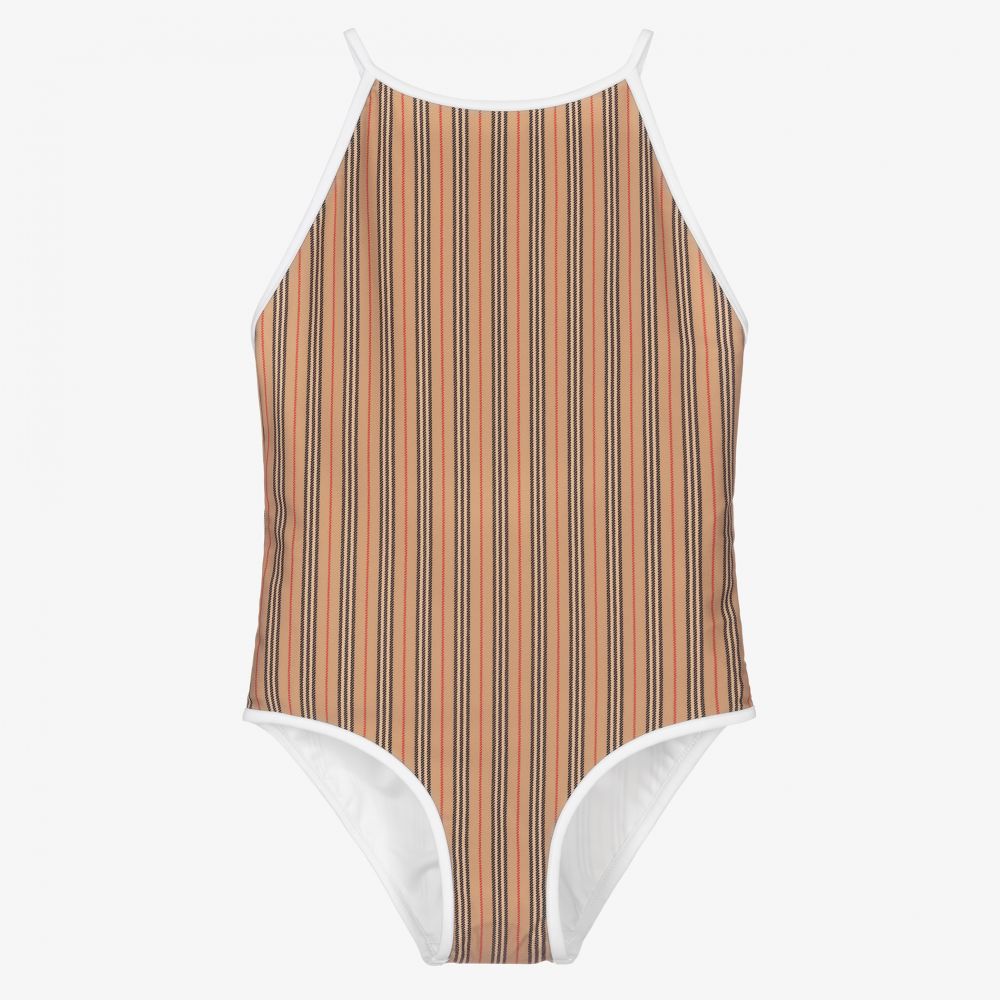 Burberry - Teen Icon Stripe Swimsuit | Childrensalon