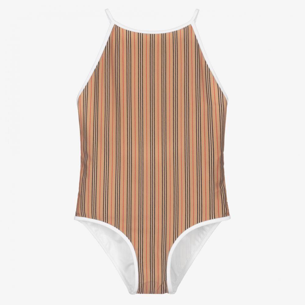 Burberry - Maillot de bain à microrayures Ado | Childrensalon