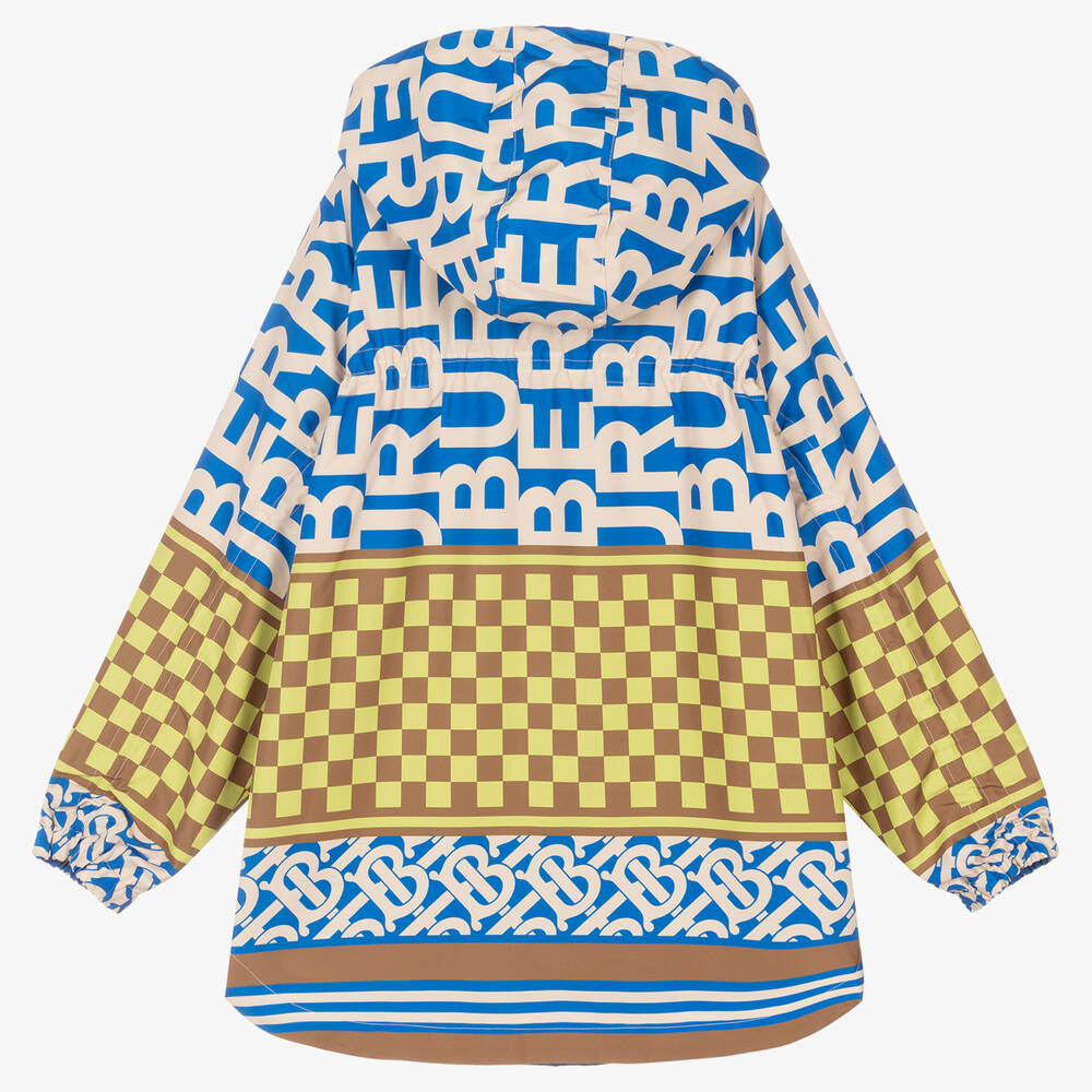 Burberry-Teen Montage Print Hooded Coat | Childrensalon Outlet