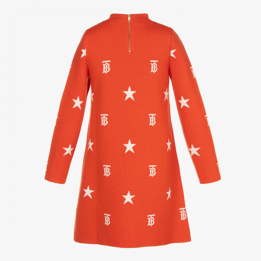 Burberry orange dress deals