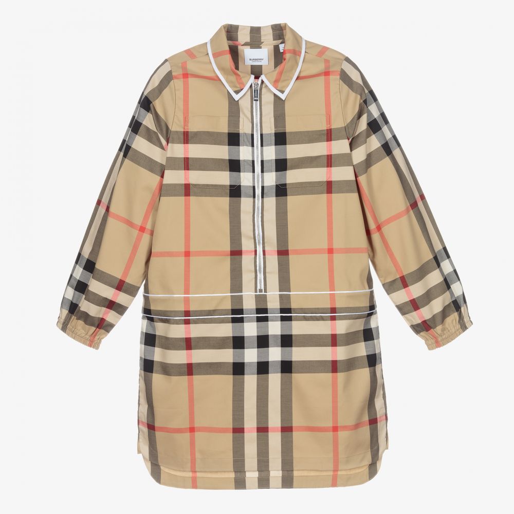 Burberry - Robe ample à carreaux Ado | Childrensalon