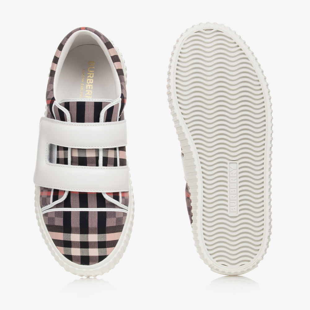 Girls burberry trainers 2025