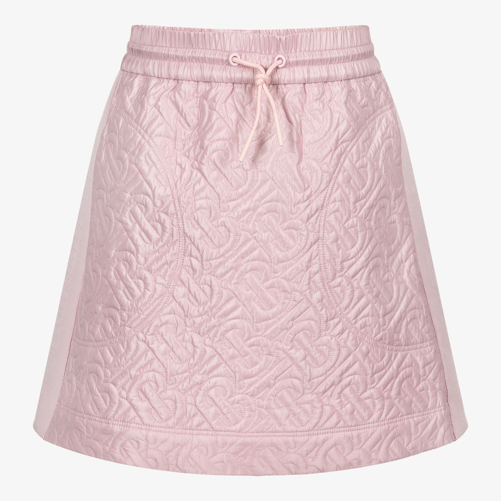 Burberry - Jupe matelassée rose Ado | Childrensalon