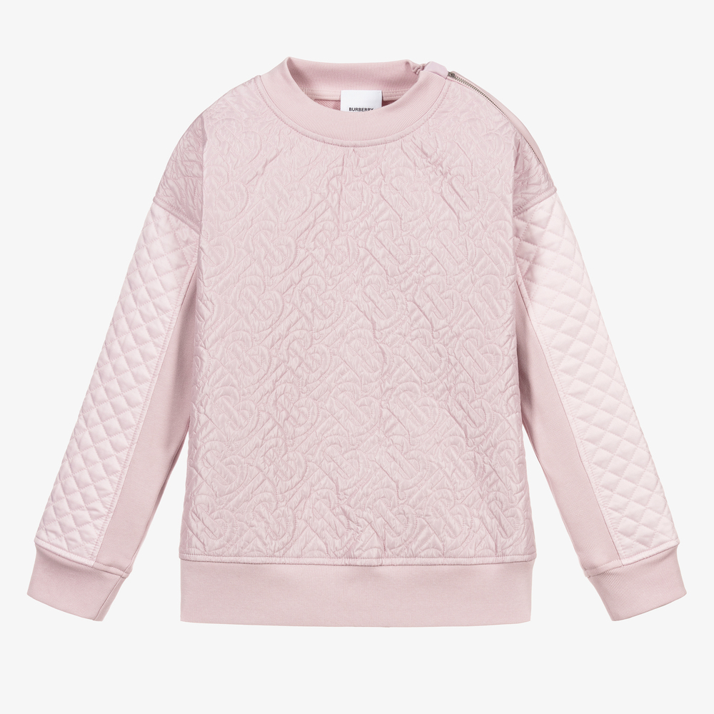 Burberry - Teen Quilted Logo Sweatshirt | Childrensalon