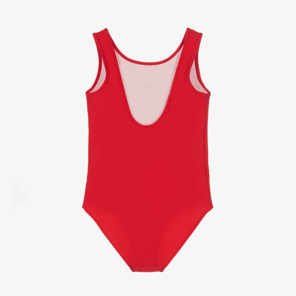 Burberry-Teens' Varsity Red Logo Swimwear | Childrensalon Outlet