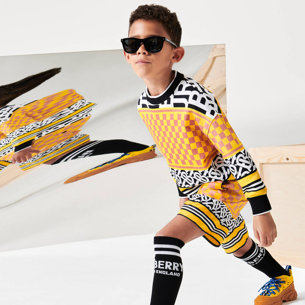 Burberry sweater kids on sale yellow