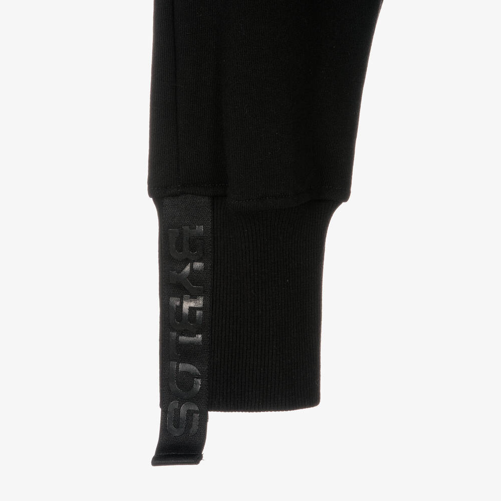 Byblos-Girls Black Cotton Joggers | Childrensalon Outlet