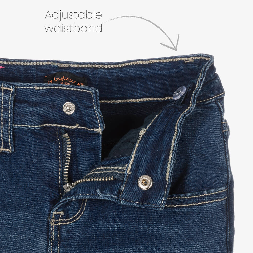 Byblos-Girls Blue Denim Jeans | Childrensalon Outlet