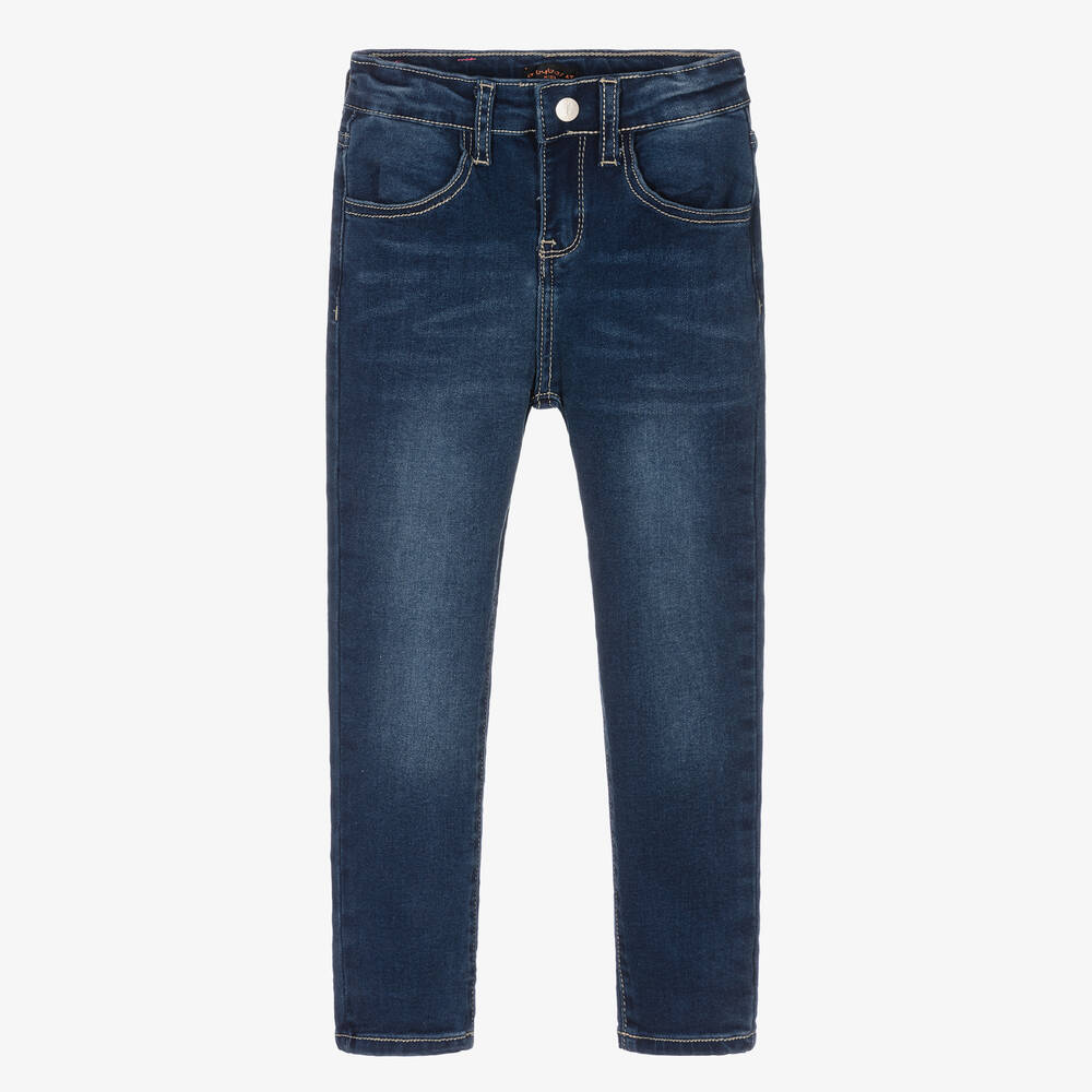 Byblos-Girls Blue Denim Jeans | Childrensalon Outlet