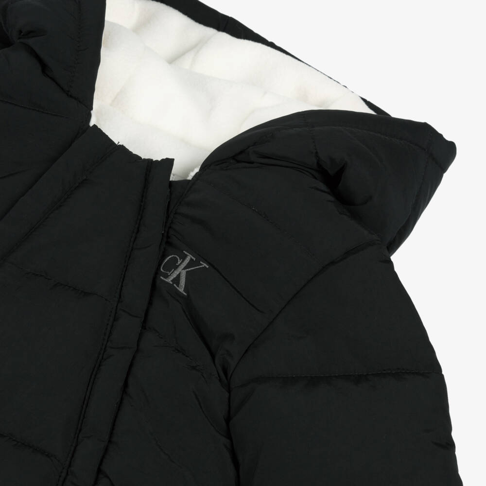 Calvin Klein-Зимний черный комбинезон для мальчиков | Childrensalon Outlet