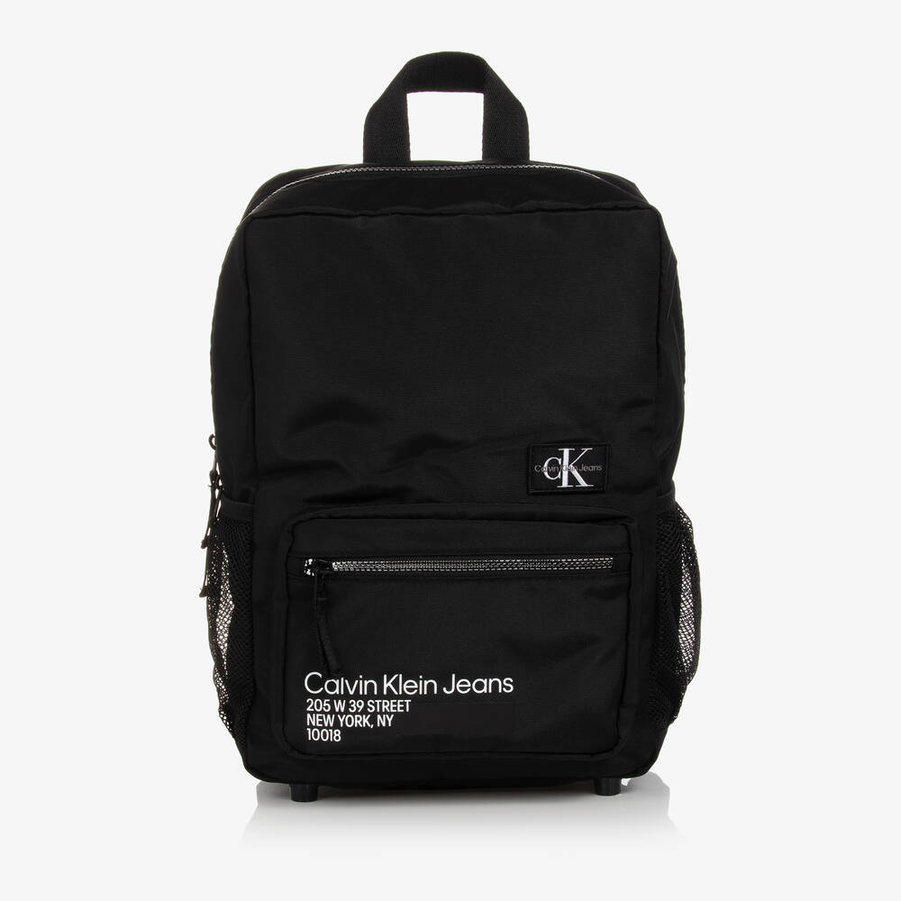 Calvin Klein - Black Backpack (37cm) | Childrensalon