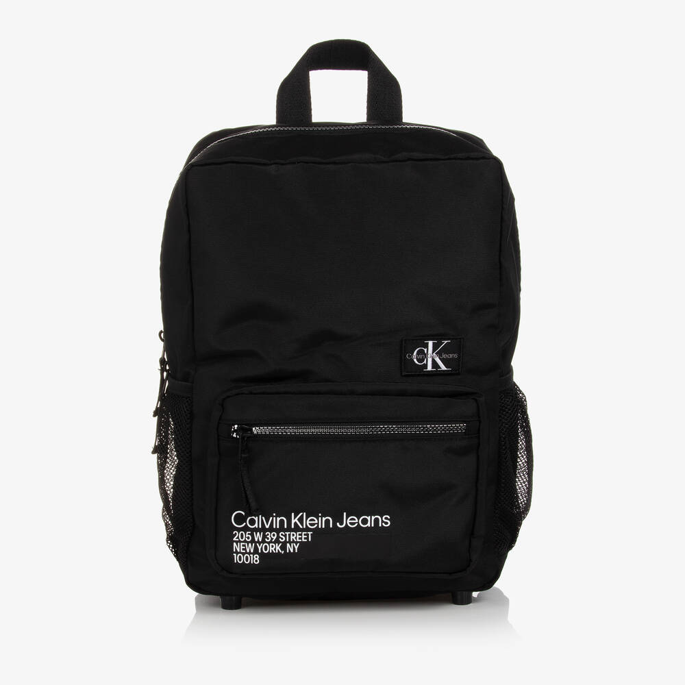 Calvin Klein - Schwarzer Rucksack (37 cm) | Childrensalon