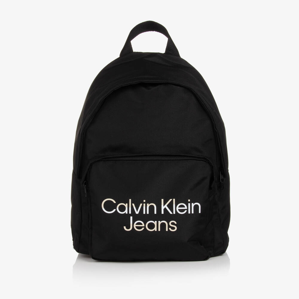 Calvin Klein - حقيبة ظهر لون أسود (42 سم) | Childrensalon
