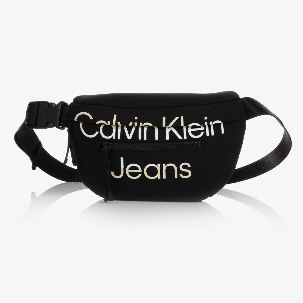 Calvin Klein - Schwarze Bauchtasche (22 cm) | Childrensalon
