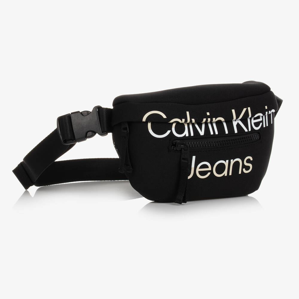 Calvin Klein-Black Belt Bag (22cm) | Childrensalon Outlet