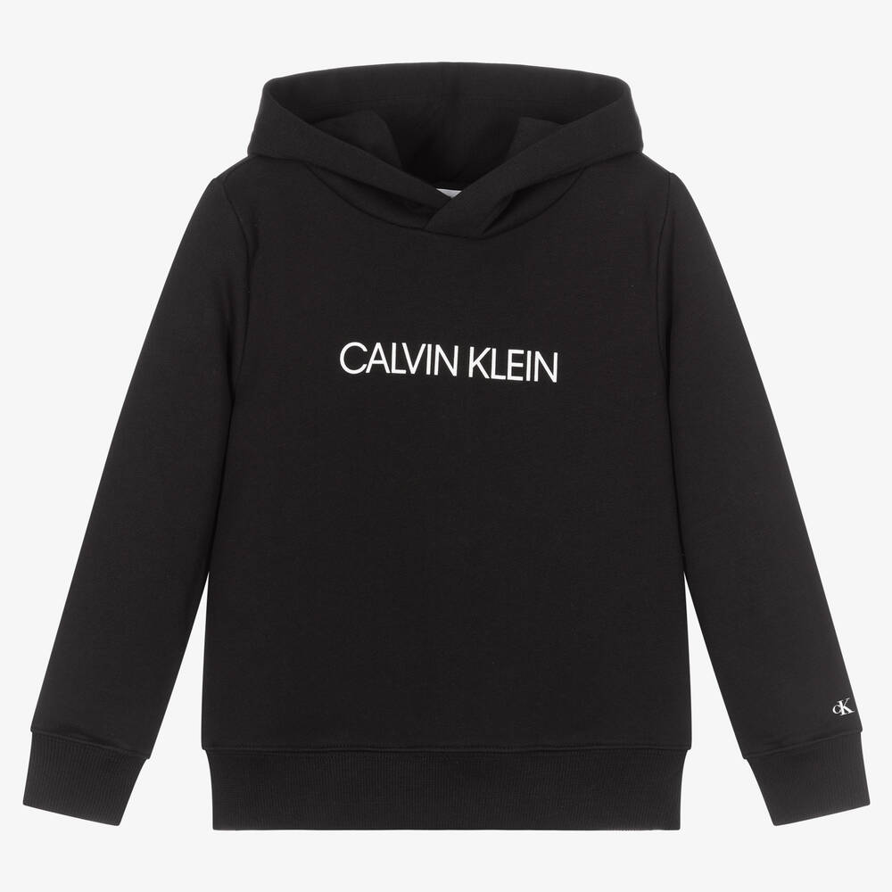 Calvin klein jeans monogram box logo hoodie sales