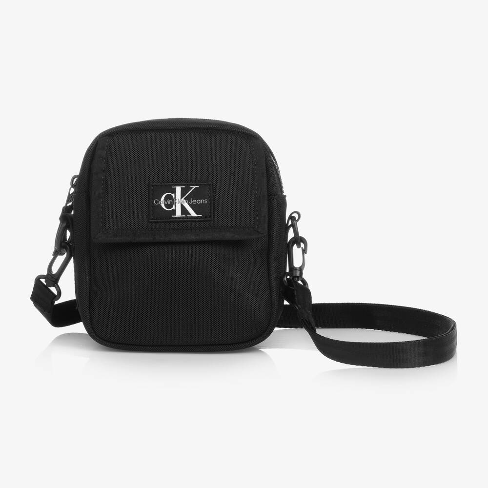 Black Mesh Messenger Bag 20cm