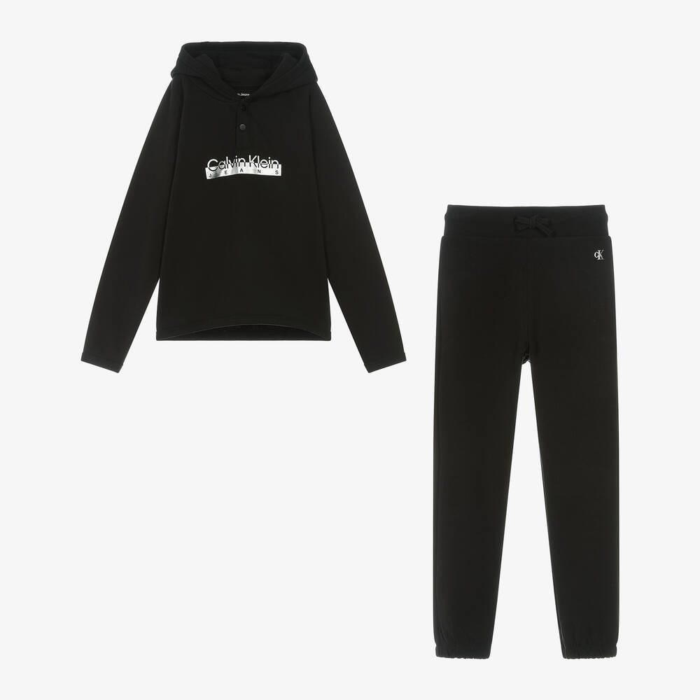 Calvin Klein Survetement noir en coton biologique