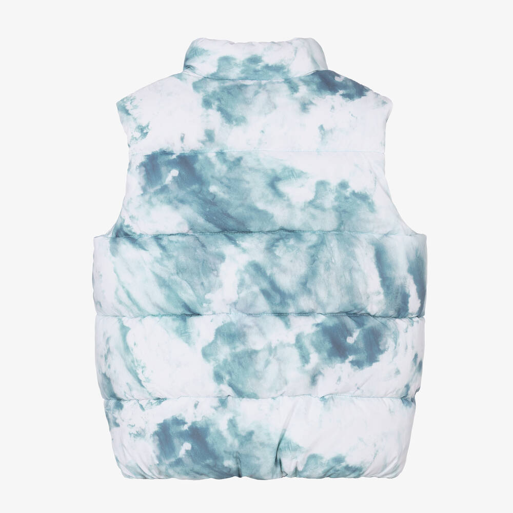 كالفين كلاين Jeans-Blue Tie-Dye Puffer Gilet | Childrensalon Outlet