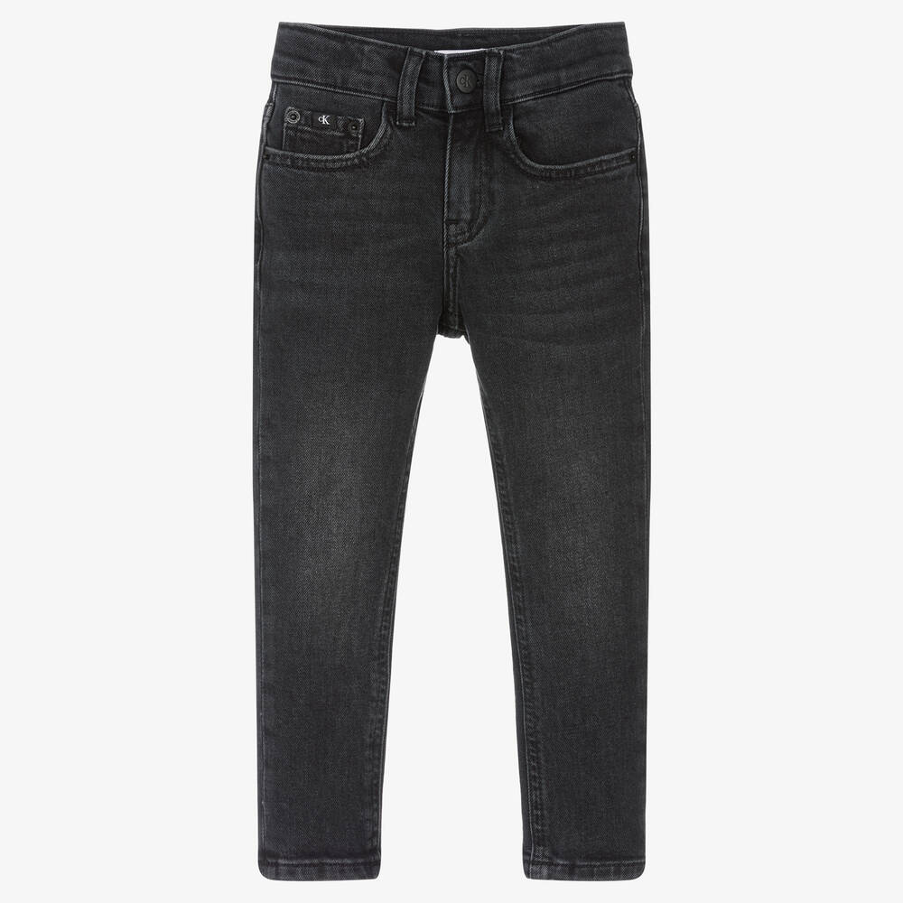 Calvin Klein Jeans - Boys Black Dad Jeans | Childrensalon