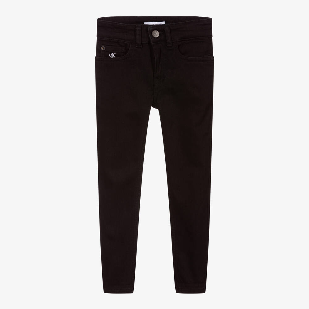 Calvin klein black skinny jeans discount