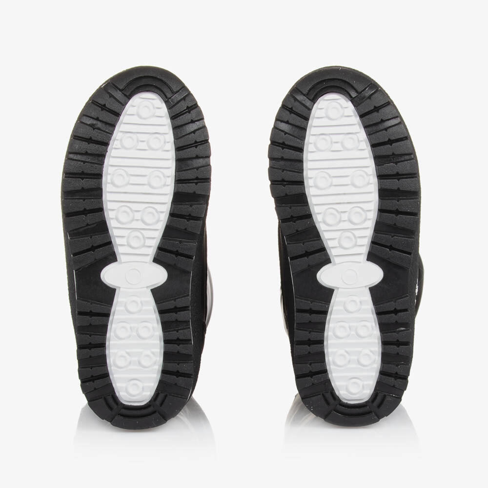 Calvin Klein-Boys Black Faux Leather Boots | Childrensalon Outlet