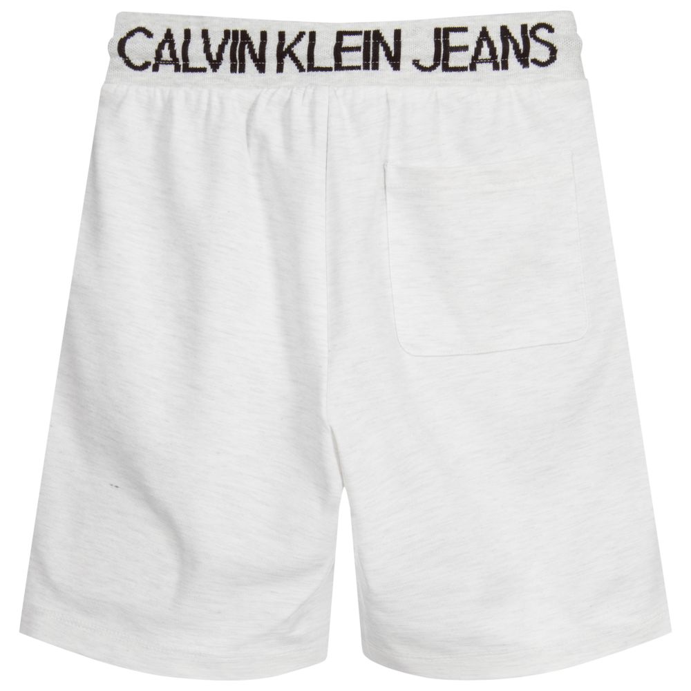 Calvin Klein Jeans-شورت لون أسود ورمادي للأولاد | Childrensalon Outlet