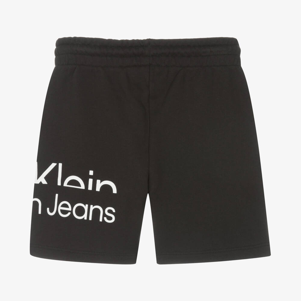 Calvin Klein Джинсы-Черные шорты из джерси | Childrensalon Outlet