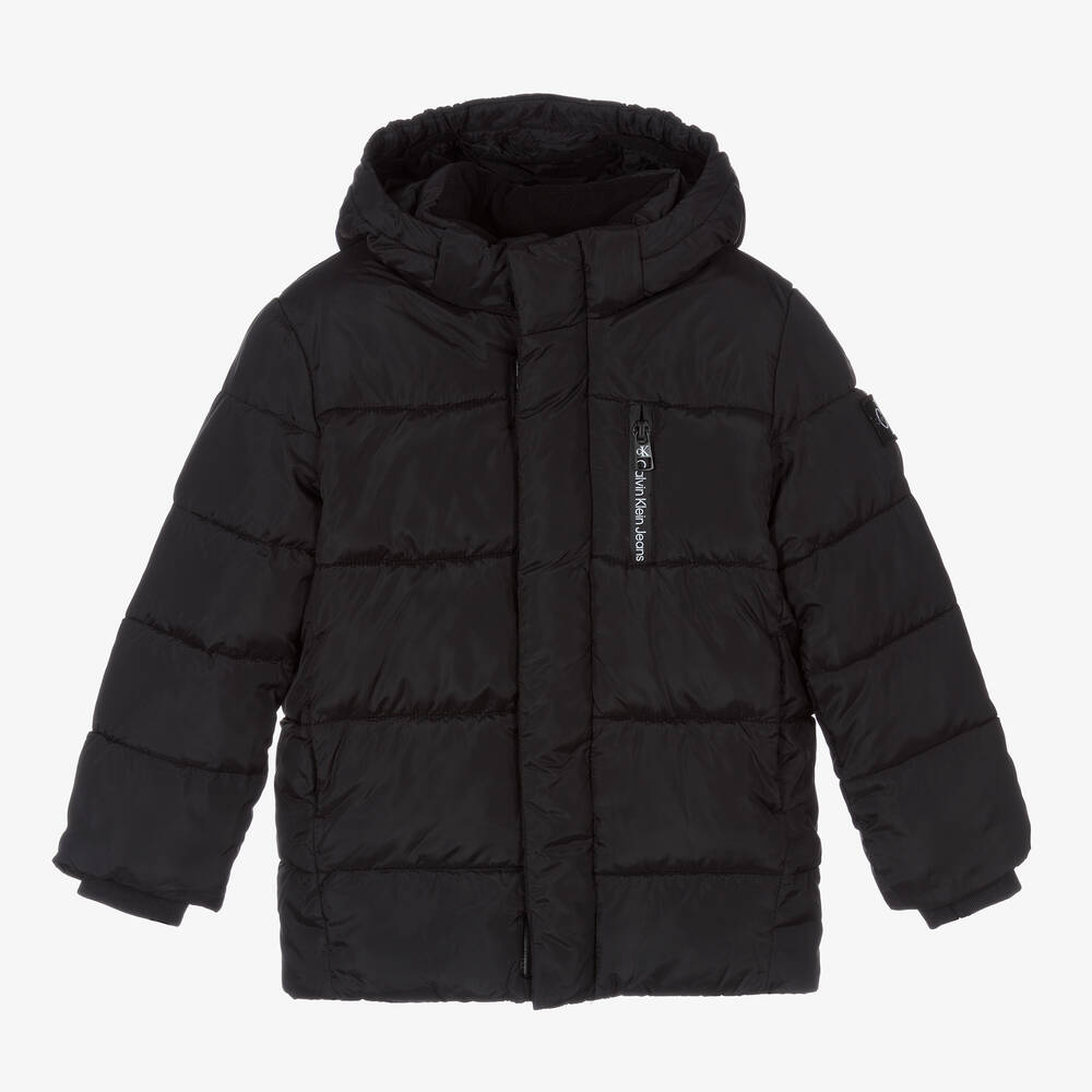 Calvin Klein Jeans - Schwarze Steppjacke für Jungen | Childrensalon