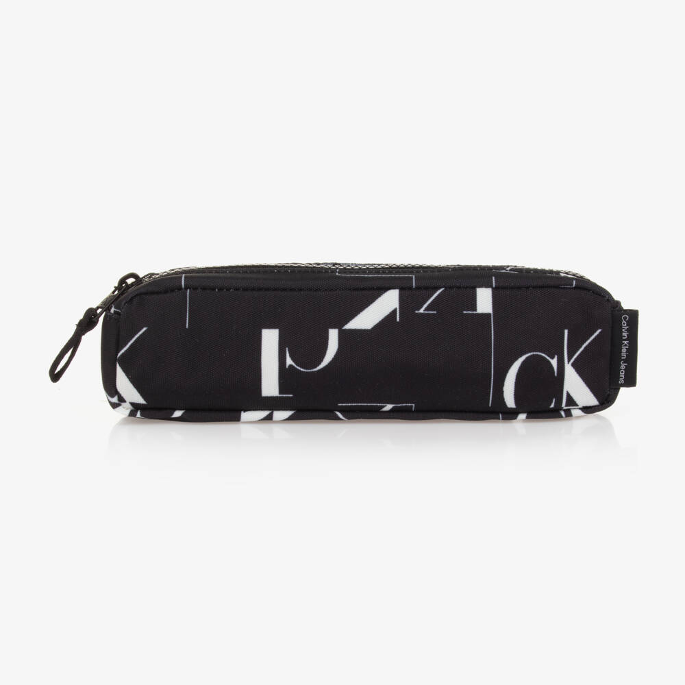 Calvin Klein-مقلمة بشعار CK لون أسود (22 سم) | Childrensalon Outlet