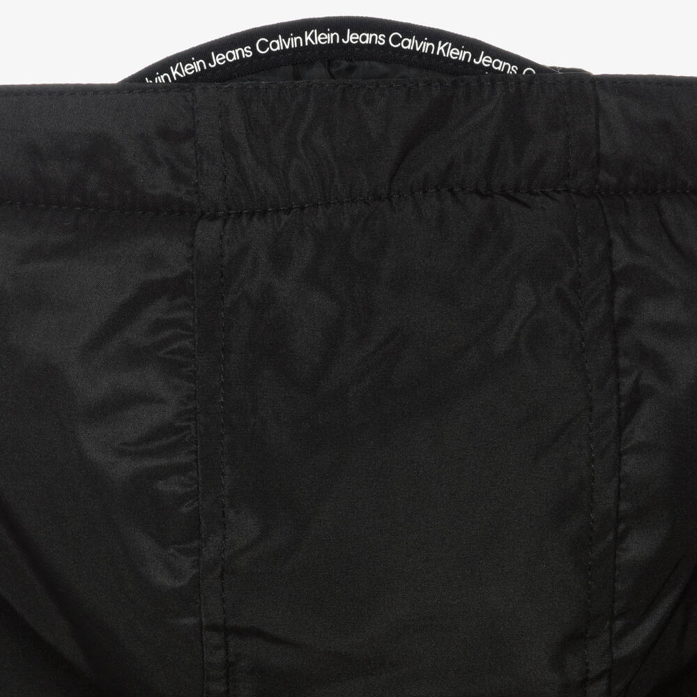 Calvin Klein Jeans-Boys Black Padded Coat | Childrensalon Outlet