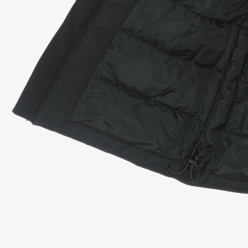 Calvin Klein-Boys Black Quilted Jacket | Childrensalon Outlet