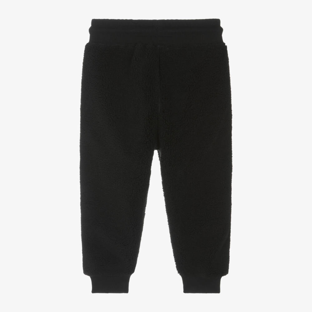Calvin Klein-Boys Black Sherpa Jogging Trousers | Childrensalon Outlet