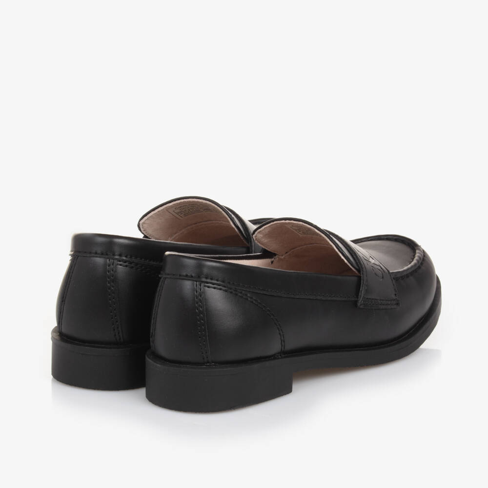 Calvin Klein-Boys Black Slip-On Loafers | Childrensalon Outlet