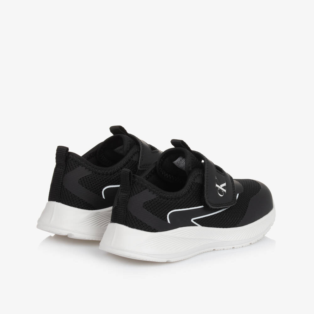 Calvin Klein-Boys Black Sporty Mesh Sneakers | Childrensalon Outlet