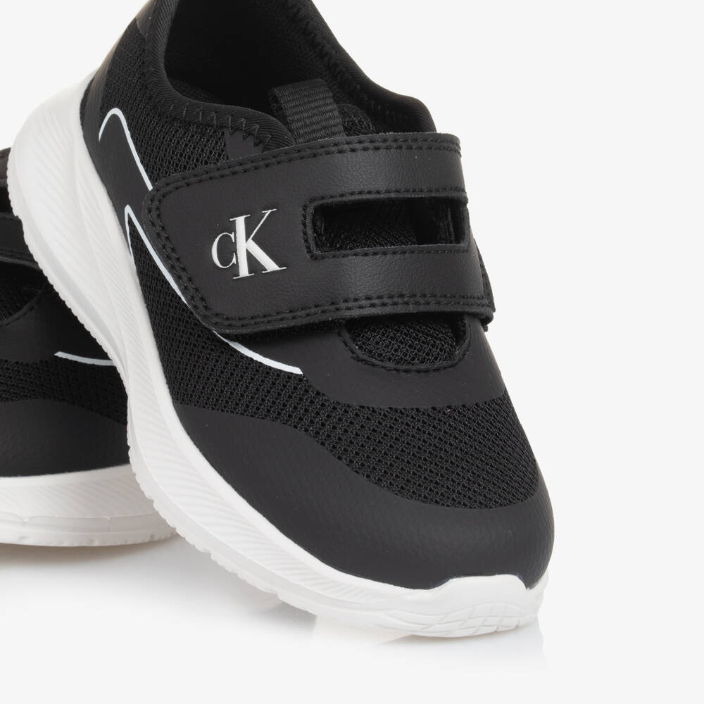 Calvin Klein-Boys Black Sporty Mesh Sneakers | Childrensalon Outlet