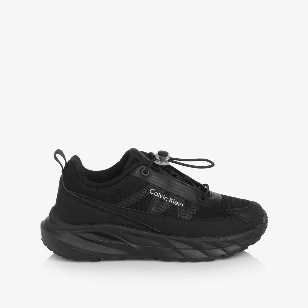 Calvin Klein-Boys Black Toggle Sport Trainers | Childrensalon Outlet