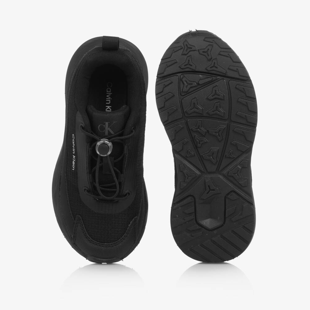 Calvin Klein-Boys Black Toggle Sport Trainers | Childrensalon Outlet