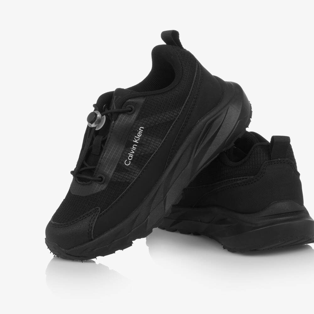 Calvin Klein-Boys Black Toggle Sport Trainers | Childrensalon Outlet