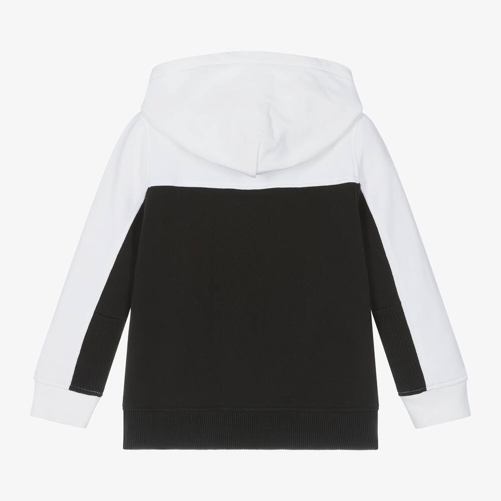 Calvin klein hoodie black and white on sale