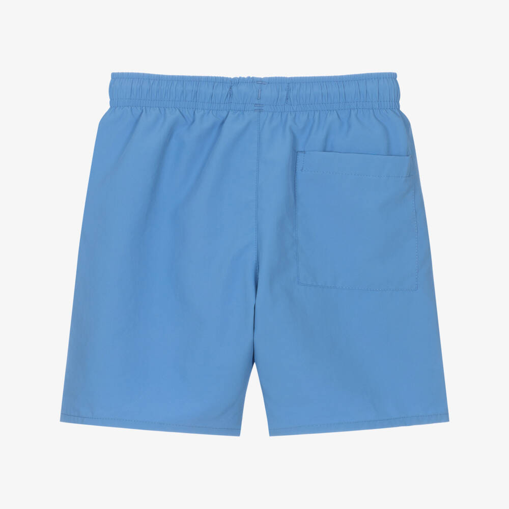 Calvin Klein-Boys Blue CK Monogram Swim Shorts | Childrensalon Outlet