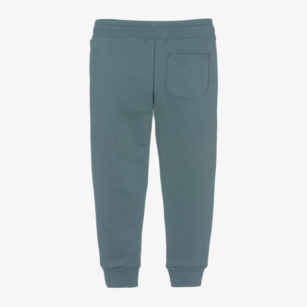 Calvin Klein-جوغرز بطبعة مونوغرام قطن جيرسي لون أزرق للأولاد | Childrensalon Outlet