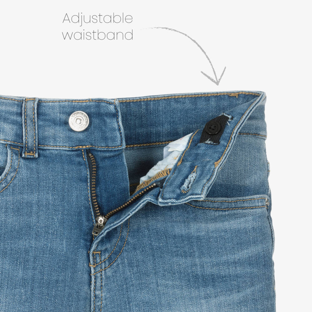 Calvin Klein-Boys Blue Denim Dad Jeans | Childrensalon Outlet