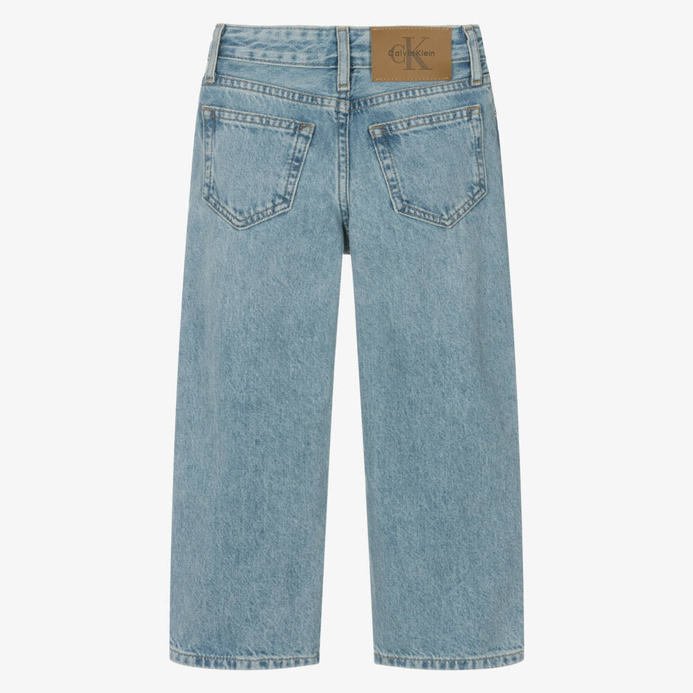 Calvin Klein-Boys Blue Denim Skater Jeans | Childrensalon Outlet