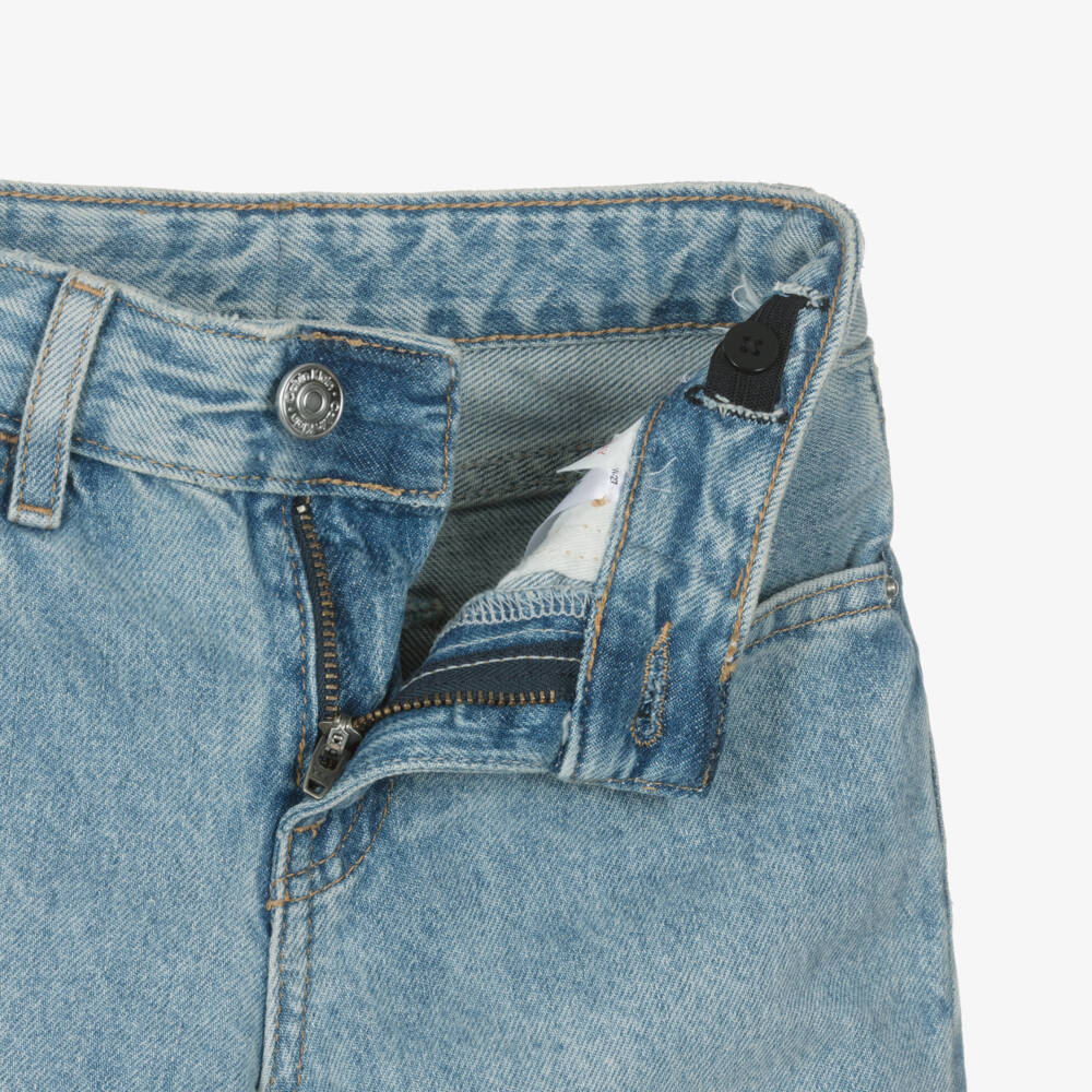 Calvin Klein-Boys Blue Denim Skater Jeans | Childrensalon Outlet